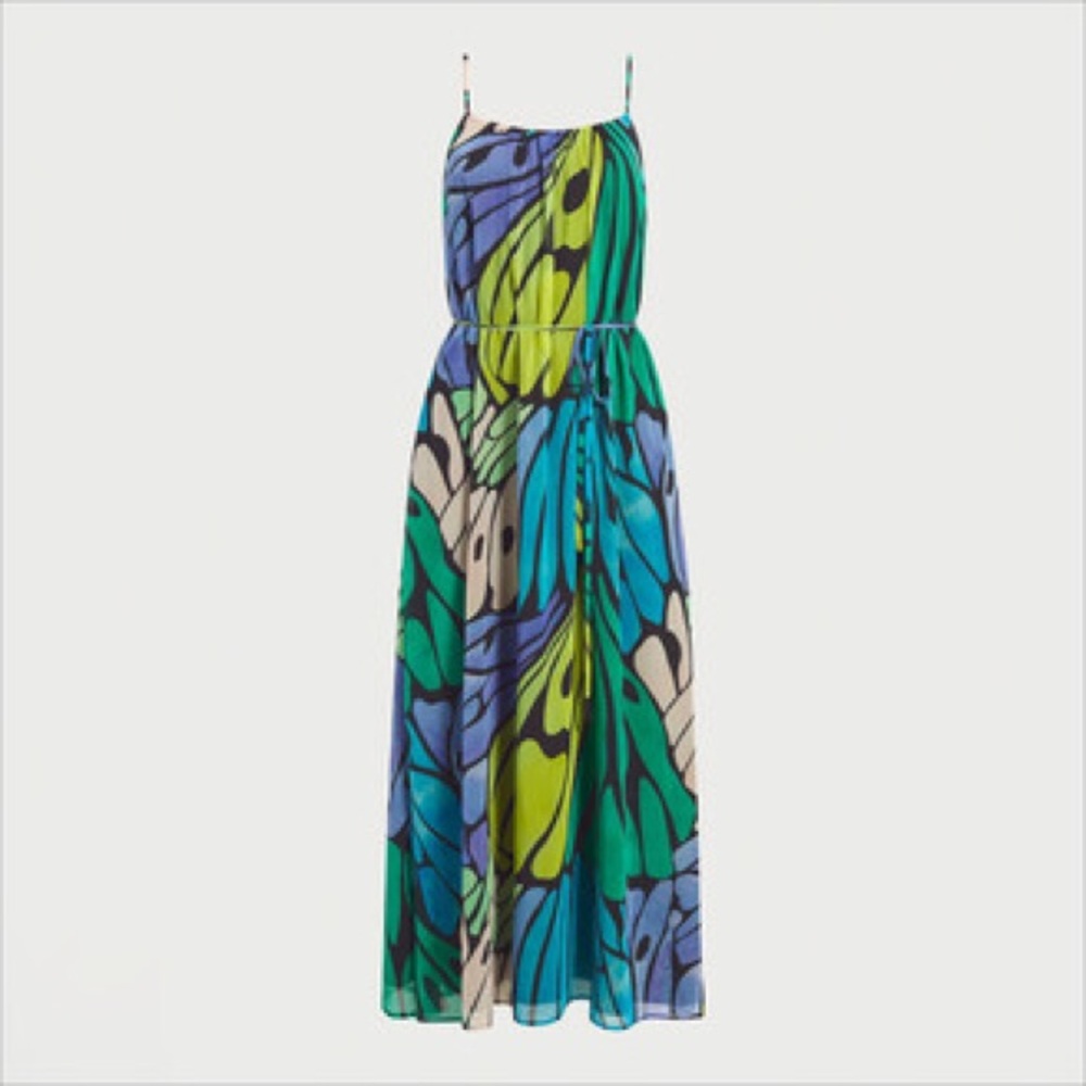 Sam Edelman Blue and Green Maxi Dress